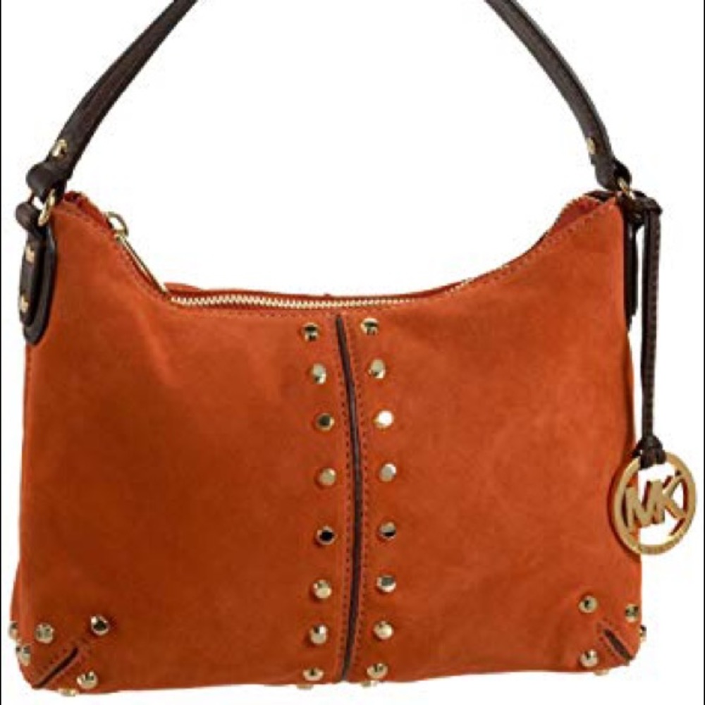 Michael Kors Uptown Astor Suede Bag Short Strap